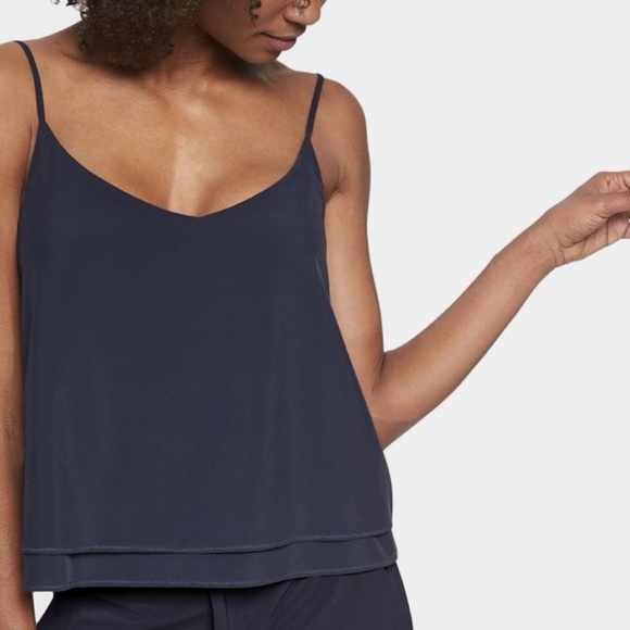 Athleta Tops - Athleta Malta Cami Navy Blue NWT